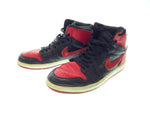 ナイキ NIKE AIR JORDAN 1 RETRO BLACK/VARSITY RED ナイキ エアジョーダン1レトロ 黒 赤 復刻  136066-061 メンズ靴 スニーカー ブラック 28.5サイズ 101-shoes4