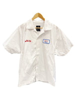 ジョーダン JORDAN NIKE AIR JORDAN x UNION MECHANIC SHIRT メカニックシャツ 半袖 ホワイト系 白 ワッペン  CV1356-094 半袖シャツ 刺繍 ホワイト Sサイズ 101MT-1704