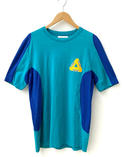 パレス PALACE TEX T-SHIRT クルーネック Tee Tシャツ ロゴ ブルー Mサイズ 201MT-1477
