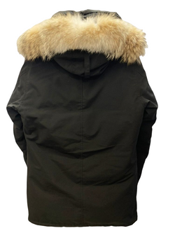 カナダグース CANADA GOOSE JASPER PARKA ジャスパー パーカー ダウン アウター ワッペン ブラック系 黒 フード 3020400040 01T-01781815 3438JM ジャケット 無地 ブラック Sサイズ 101MT-1403