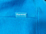 シュプリーム SUPREME Double Hood Facemask Zip Up Hooded Sweatshirt 22AW 22FW ダブルフードフェイスマスクジップアップスウェットパーカー ブルー系 青  パーカ ロゴ ブルー Mサイズ 101MT-1587
