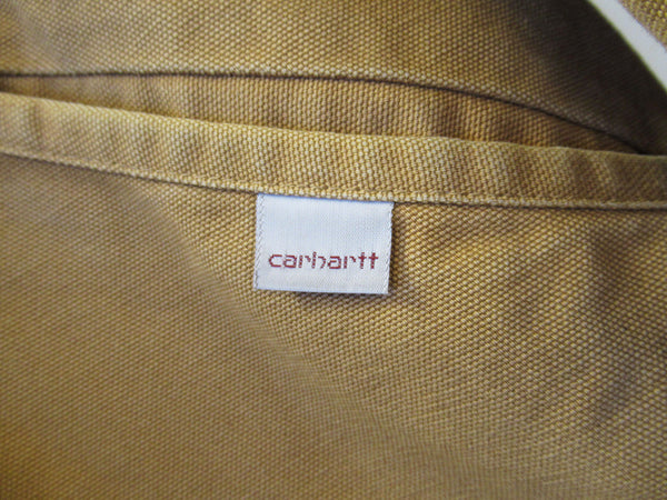 Carhartt カーハート 80s 90s デトロイト ジャケット カバーオール ワークジャケット Cロゴ ダック地 裏起毛 キャメル メンズ TP-554