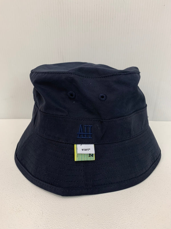 【中古】ダブルタップス W)taps BEAMS SSZ 長谷川昭雄 トリプルコラボ バケットハット BUCKET HAT バケハ AMIMIA 帽子 メンズ帽子 ハット ワンポイント ネイビー 201goods-131