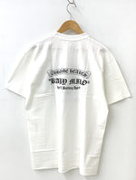 アベイシングエイプ A BATHING APE × クロムハーツ Chrome Hearts マイロ milo コラボ Tシャツ プリント ホワイト Lサイズ 201MT-813