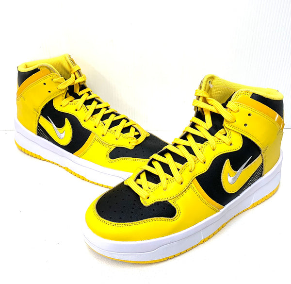 ナイキ NIKE ウィメンズ ダンク ハイ アップ " WMNS Dunk High UP "Gold/Black" 29cm DH3718-001 メンズ靴 スニーカー ロゴ イエロー 201-shoes417