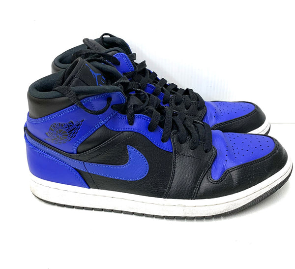 ナイキ NIKE エアジョーダン1 ミッド  Air Jordan 1 Mid "Hyper Royal" 554724-077 メンズ靴 スニーカー ロゴ マルチカラー 28cm 201-shoes487