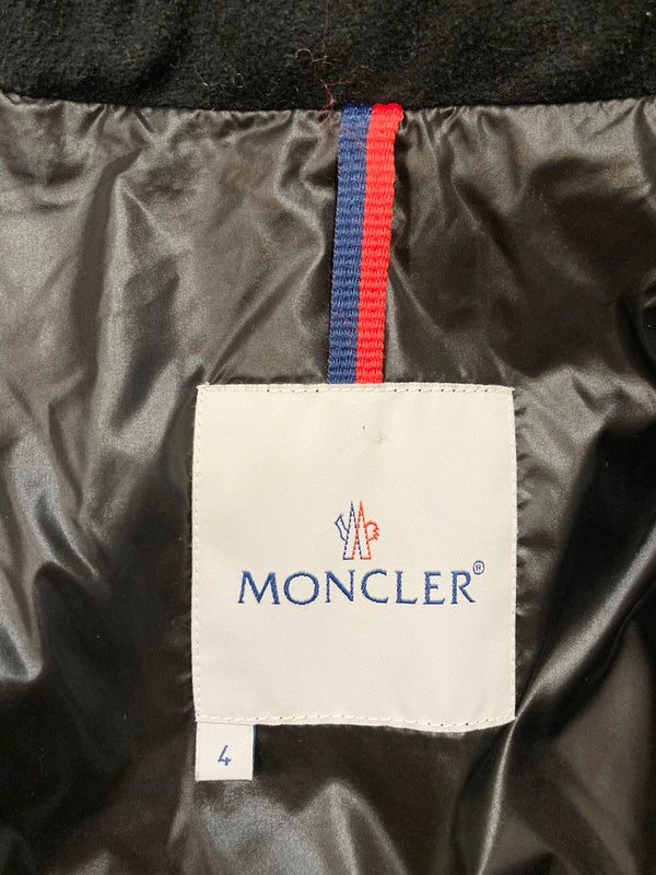 モンクレール MONCLER バディア スベシャル フード ワッペン ダウンジャケット ベージュ系 ジャケット ベージュ サイズ4 101LT-81