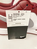 ナイキ NIKE AIR JORDAN 1 LOW BORDEAUX CHERRY WOOD RED/WHITE/CEMENT GREY エアジョーダン 1 ロー ボルドー チェリーウッドレッド レッド系 シューズ 553558-615 メンズ靴 スニーカー 28cm 101-shoes809