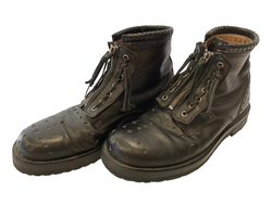エヌハリウッド N.HOOLYWOOD foot the coacher × N.HOOLYWOOD フットザコーチャー コラボ RESISTANCE BOOTS ジップ ブーツ 黒 サイズ7 メンズ靴 ブーツ その他 ブラック 101-shoes166