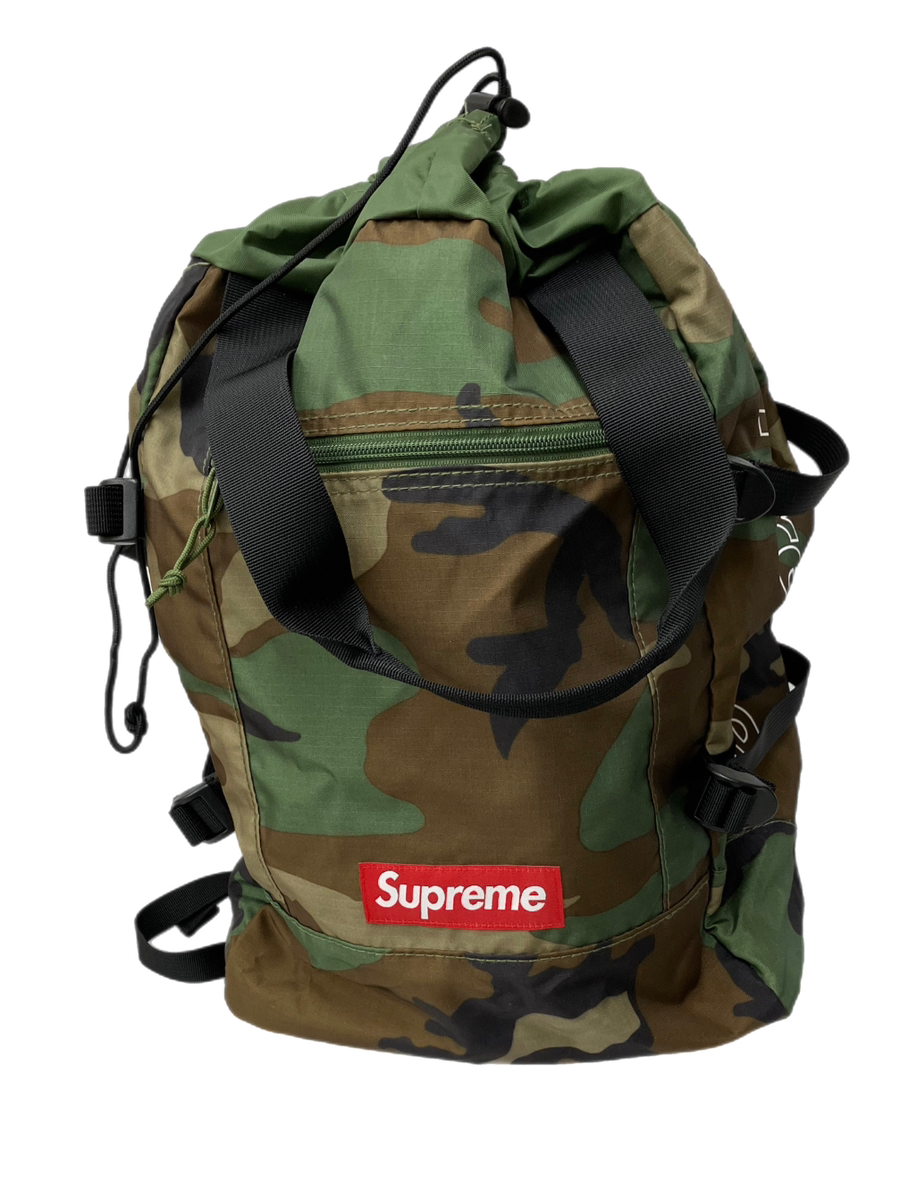 シュプリーム SUPREME 明細 カモ ボックスロゴ BOX LOGO バッグ メンズバッグ バックパック・リュック ロゴ グリーン  201goods-283 | 古着通販のドンドンサガール