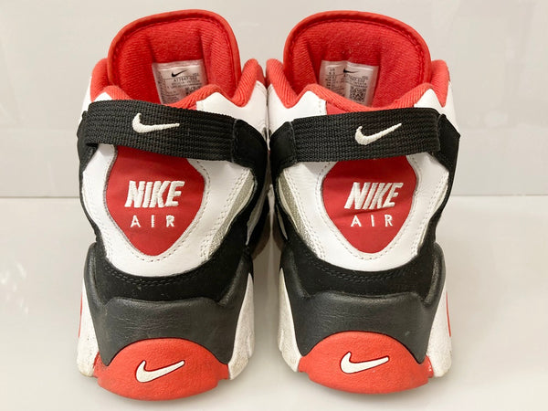 ナイキ NIKE AIR BARRAGE MID WHITE/UNIVERSITY RED エア バラージ ミッド ユニバーシティレッド ホワイト系 白 レッド系 赤 シューズ AT7847-102 メンズ靴 スニーカー レッド 27.5cm 101-shoes872