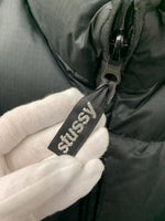 ステューシー STUSSY 90s 90年代 OLD フィッシング ダウンジャケット リバーシブル ジャケット ロゴ ブラック Mサイズ 201MT-1212