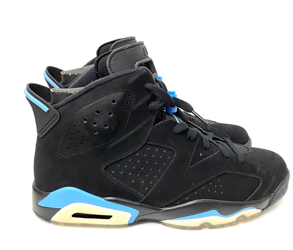 ナイキ NIKE エアジョーダン6 レトロ AIR JORDAN 6 RETRO UNC 384664-006 メンズ靴 スニーカー ロゴ ブラック 29cm 201-shoes493