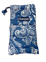 シュプリーム SUPREME Puffer Neck Pouch Blue Paisley パファー ネック ポーチ ブルーペイズリー 22AW  バッグ メンズバッグ ショルダーバッグ・メッセンジャーバッグ 総柄 ブルー 101bag-91