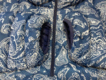 シュプリーム SUPREME Micro Down Half Zip Hooded Pullover Blue Paisley マイクロ ダウン ハーフ ジップ フーディー プルオーバー FW22 ブルー系 青 ロゴ アウター   ジャケット 総柄 ブルー Mサイズ 101MT-1546