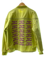 シュプリーム SUPREME 17SS Supreme × Thrasher Poplin Crew Jacket ジャケット ロゴ イエロー Mサイズ 201MT-2086
