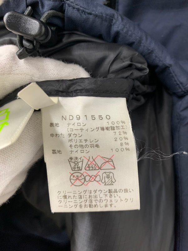 ノースフェイス THE NORTH FACE ビレイヤー パーカー BELAYER PARKA ダブルジップ ダウンジャケット ND91550 ジャケット ロゴ ネイビー Mサイズ 201MT-1365