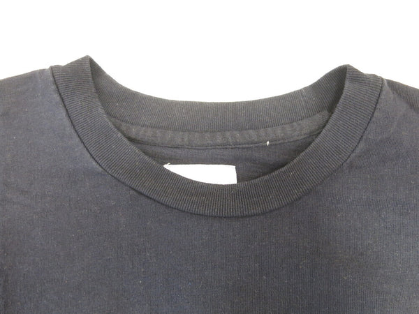 Supreme シュプリーム 17AW Vertical Logo Tee 縦ロゴ プリント Tシャツ トップス ネイビー 紺 ロゴ 綿100％ コットン 袋付き サイズM メンズ  (TP-798)