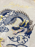 エディフィス ÉDIFICE WKED スタジャン ジャケット ライン ゴールド系 Made in JAPAN WRAPINKNOT 刺繍  龍 ドラゴン タイガー 虎  44 ジャケット 刺繍 ゴールド 101MT-914