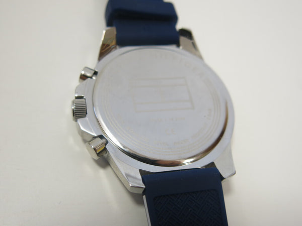トミーヒルフィガー TOMMY HILFIGER 腕時計 Bank MASON 1791791 時計 ブルー クオーツ watch ウォッチ 箱付き メンズ (UD-44)