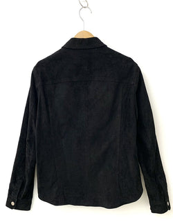 クライミー CRIMIE スウェード レザージャケット SUEDE LEATHER JACKET ゴートレザー やぎ革 C1K1-JK11 ジャケット ワンポイント ブラック Mサイズ 201MT-731