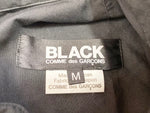 コムデギャルソン COMME des GARCONS BLACK COMME des GARCONS ブラックコムデギャルソン 長袖 シャツ トップス ブラック系 黒 Made in JAPAN 日本製 1D-B007 長袖シャツ 無地 ブラック Mサイズ 101MT-1332