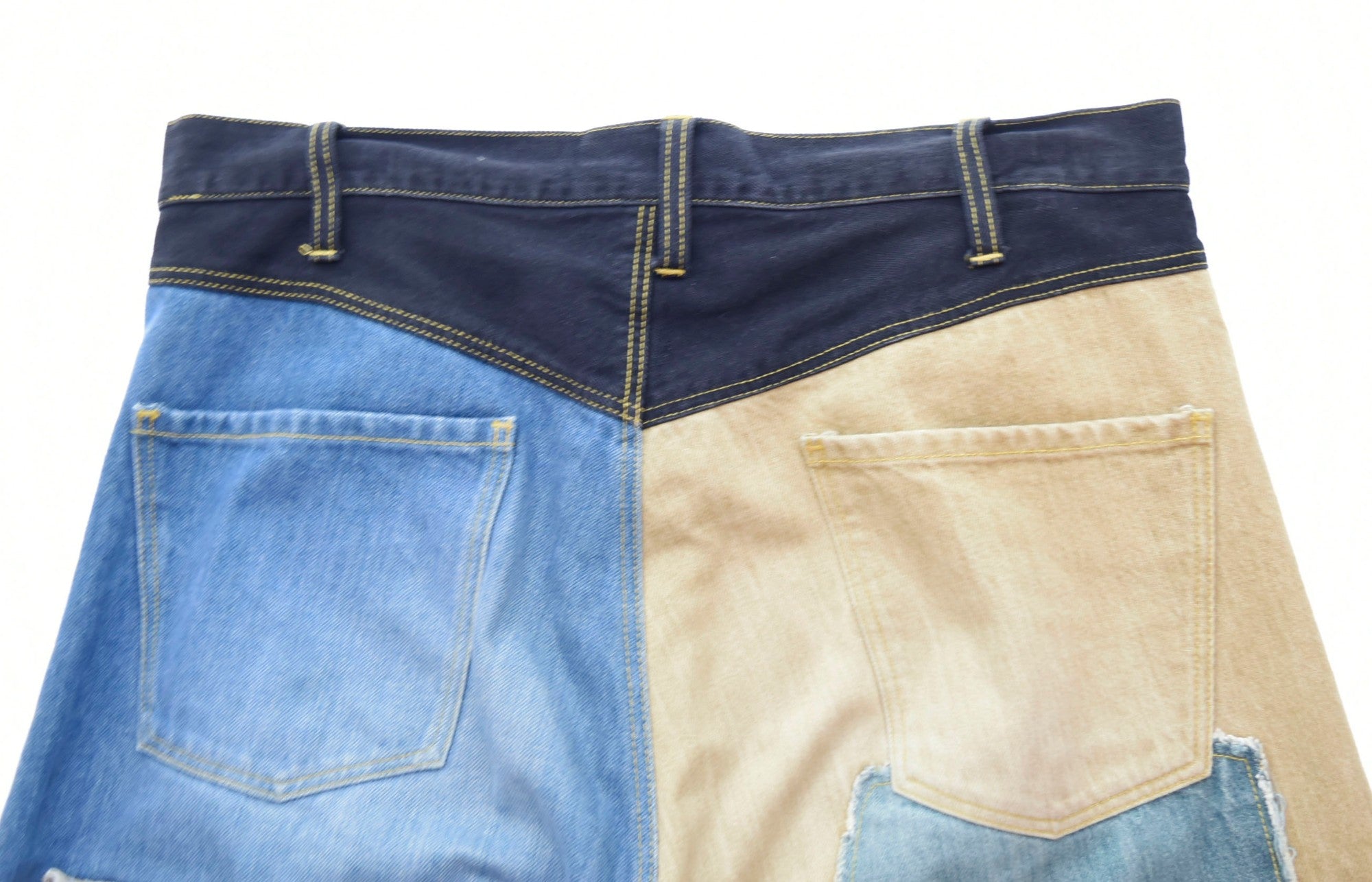 コッキ KHOKI 21AW Y Denim Pants 再構築 デニムパンツ デニム マルチ ...