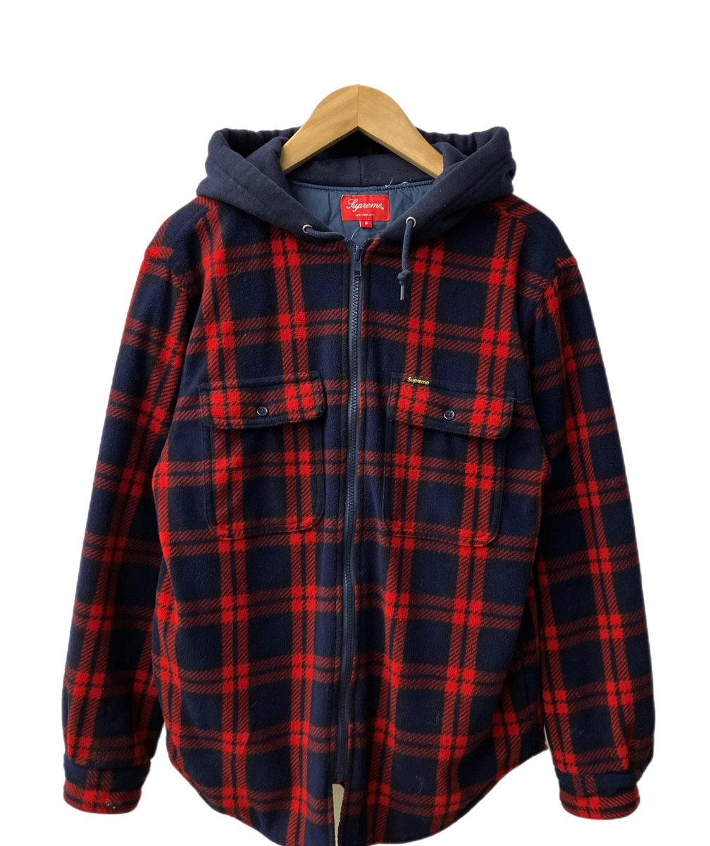 Supreme Hooded Plaid Work Shirt パーカー Supreme Hooded Plaid Work Shirt パーカー