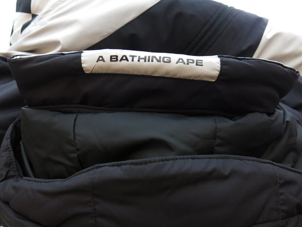 ア ベイシング エイプ A BATHING APE マウンテン パーカー アウター 黒 チェック  ジャケット チェック ブラック Mサイズ 101MT-130