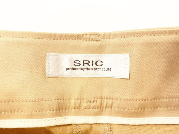 【中古】SRIC スリック パンツ ベルト付き ブラウン レディース 美品