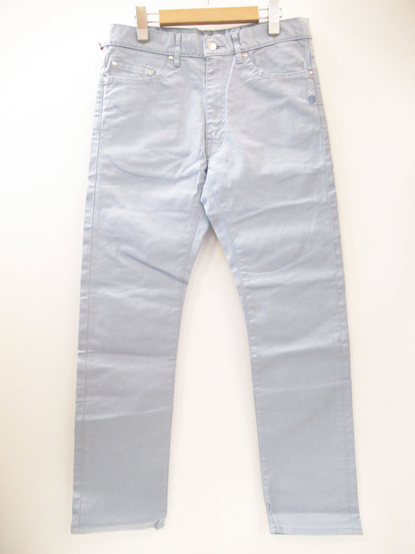 A BATHING APE アベイシングエイプ 2008 TYPE-05 COLOR STRETCH DENIM PANTS デニムパンツ ブルー サイズL メンズ (BT-199)