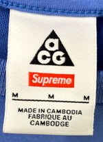 シュプリーム SUPREME 22FW Supreme Nike ACG Grid Tee Tシャツ ロゴ ブルー Mサイズ 201MT-2050