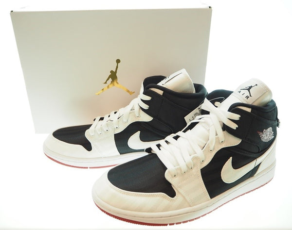 ジョーダン JORDAN NIKE JORDAN BRAND WMNS AIR JORDAN 1 MID SE UTL BLACK/WHITE-GYM RED 21HO-I ジョーダン ブランド ウィメンズ エア ジョーダン 1  DD9338-016 メンズ靴 スニーカー ブラック 29cm 101-shoes315