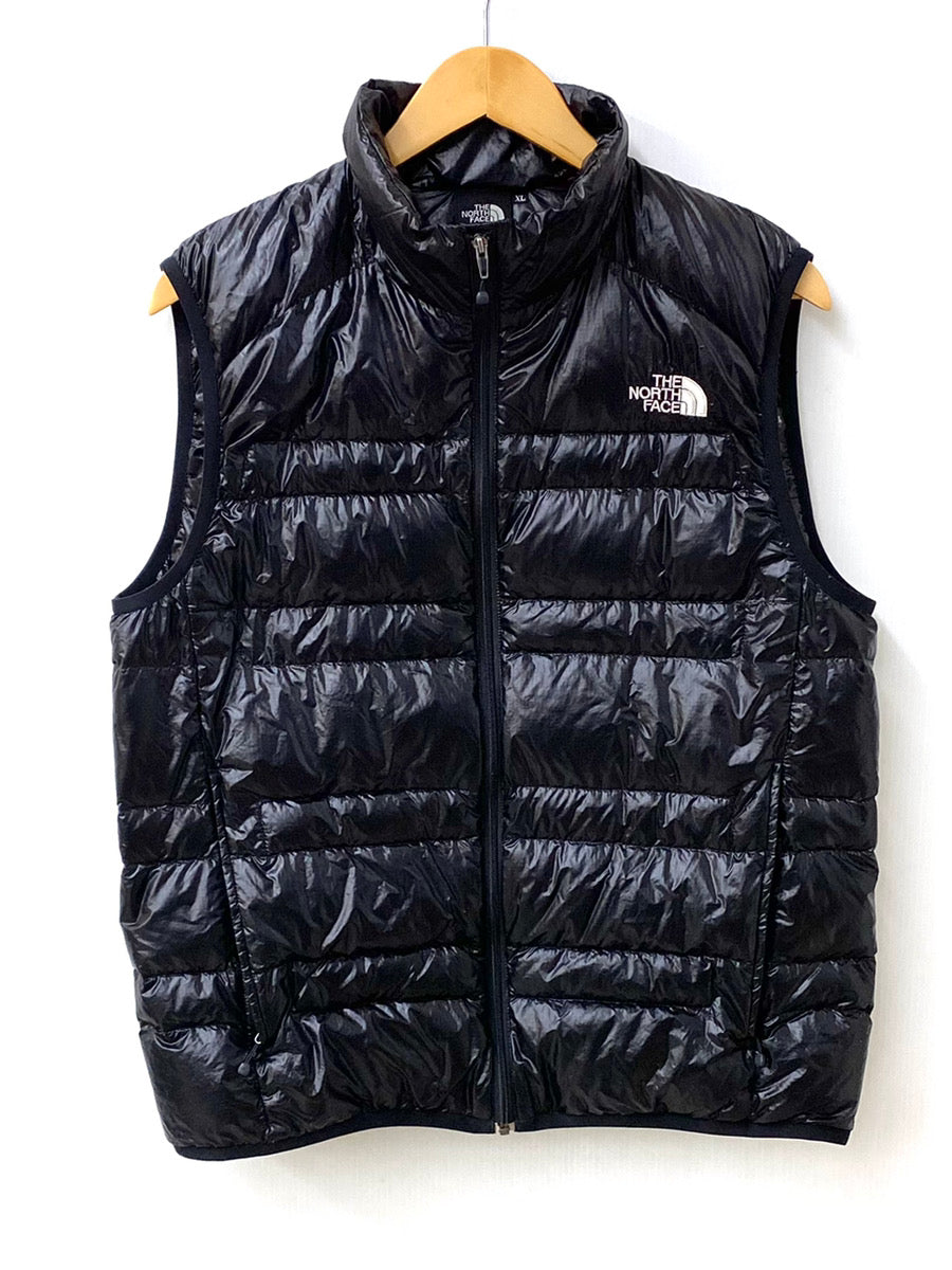 ノースフェイス THE NORTH FACE LIGHT HEAT VEST ライトヒート ベスト ND18170 ジャケット ロゴ ブラック  XLサイズ 201MT-2074