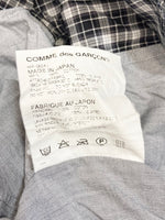 コムデギャルソン COMME des GARCONS HOMME コムデギャルソンオム 長袖 チェック シャツ ドット ブラック系 Made in JAPAN 日本製  HF-B041 長袖シャツ チェック マルチカラー Lサイズ 101MT-1398