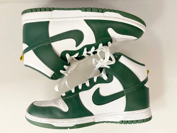 ナイキ NIKE DUNK HI RETRO GREEN/NOBLE GREEN-WHITE ダンク ハイ レトロ グリーン グリーン系 緑 シューズ  DD1399-300 メンズ靴 スニーカー グリーン 26cm 101-shoes778