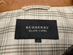 バーバリー Burberry BURBERRY BLACK LABEL ブラックレーベル ラムレザージャケット 羊革 ジャケット 無地 ブラウン Lサイズ 101MT-2072