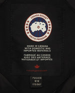 カナダグース CANADA GOOSE MACMILLAN PARKA FUSION FIT Noir マクミランパーカ フュージョンフィット ダウンジャケット アウター 上着 黒 3804MA ジャケット ワンポイント ブラック Mサイズ 101MT-758