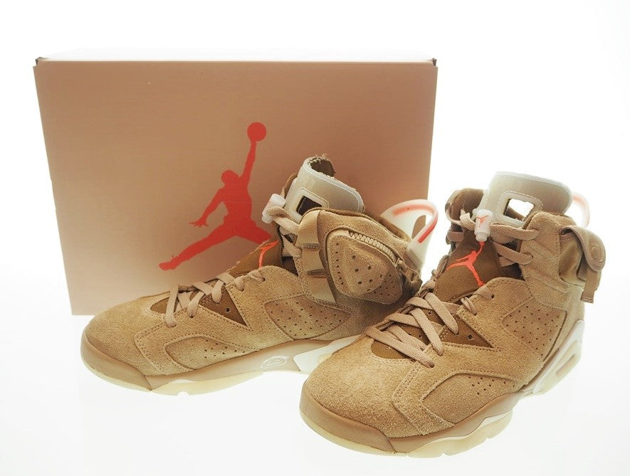 ナイキ NIKE AIR JORDAN 6 RETRO TRAVIS SCOTT BRITISH KHAKI/BRIGHT