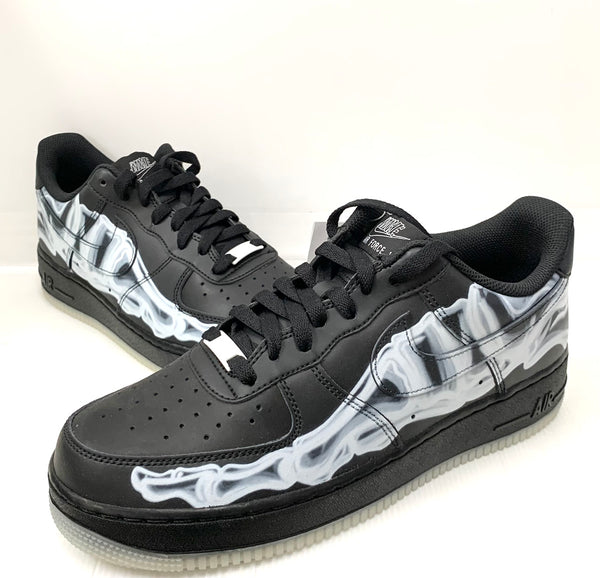 ナイキ NIKE エアフォース1 AIR FORCE 1 07 SKELETON QS BQ7541-001 メンズ靴 スニーカー ロゴ ブラック 28cm 201-shoes504