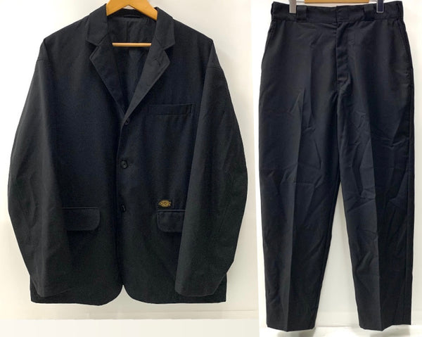 ディッキーズ Dickies トリップスター TRIPSTER セットアップ スーツ 231M10BM01 ジャケット ロゴ ブラック Mサイズ 201MT-2018