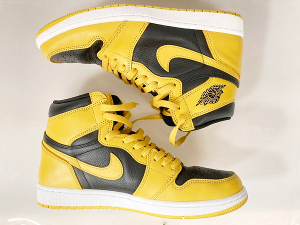 ジョーダン JORDAN NIKE AIR JORDAN 1 RETRO HIGH OG POLLEN/WHITE-BLACK ナイキ エア ジョーダン 1 レトロ ハイ オリジナル ポレン/ホワイト-ブラック イエロー系 黄  555088-701 メンズ靴 スニーカー イエロー 28cm 101-shoes683