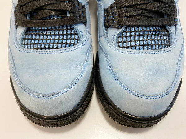 ジョーダン JORDAN NIKE AIR JORDAN 4 RETRO TRAVIS SCOTT UNIVERSITY BLUE/BLACK ナイキ エアジョーダン 4 レトロ トラビス スコット ブルー系 青 シューズ 308497-406 メンズ靴 スニーカー ブルー 26cm 101-shoes1076