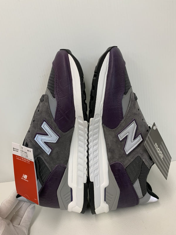 ニューバランス new balance Dワイズ Made in USA USA製 M998AWH メンズ靴 スニーカー ロゴ パープル 201-shoes106