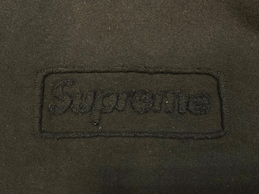 supreme cutout logo crewneck grey Mサイズ