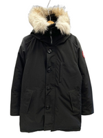 カナダグース CANADA GOOSE CANADA GOOSE 3438JM JASPER PARKA ジャスパーパーカ ダウンジャケット アウター ブラック系 黒  3438JM ジャケット ロゴ ブラック Mサイズ 101MT-1498