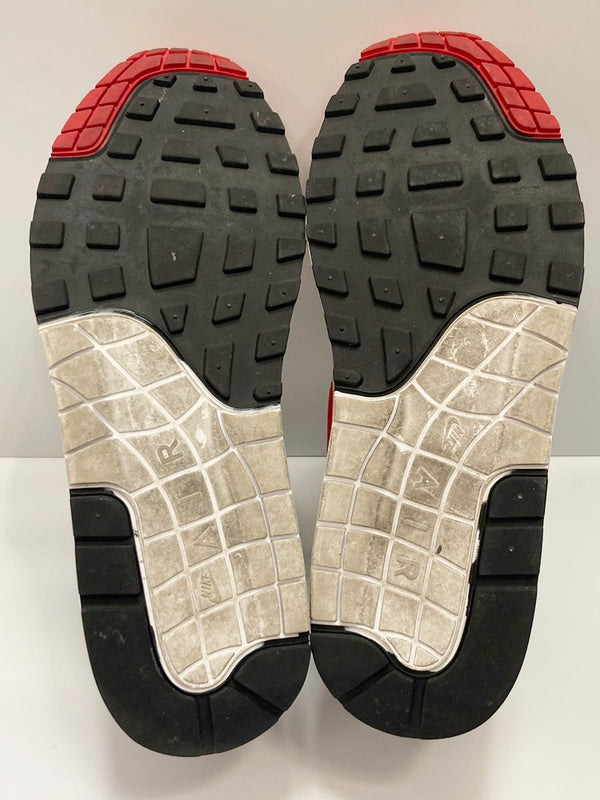 ナイキ NIKE AIR MAX 1 ANNIVERSARY WHITE/UNIVERSITY RED エアマックス1 ホワイト系 白 レッド系 赤 シューズ 908375-103 メンズ靴 スニーカー ホワイト 28cm 101-shoes1014