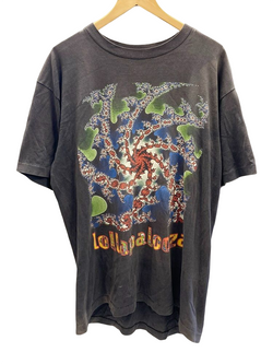 ヴィンテージT vintage T-shirt LOLLAPALOOZA ロラパルーザ 90s 90年代 半袖 Made in USA グレー系 ブラック系  XL Tシャツ プリント グレー LLサイズ 101MT-1664