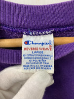 チャンピオン Champion リバースウィーブ REVERSE WEAVE プルオーバー 90s 90年代 ロゴ USA製 スウェット 刺繍 パープル Lサイズ 201MT-769