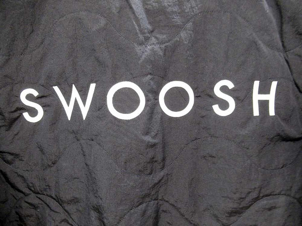 NIKE ナイキ AS M NSW SWOOSH JKT+ QUILTED スウッシュ キルテッド ジャケット 刺繍 ワンポイント 黒 ブラック メンズ サイズM CU3923-010 (TP-836)